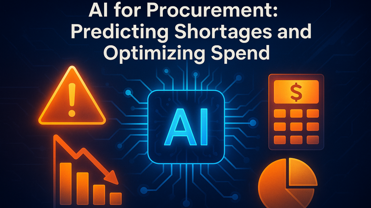 AI for Procurement: Predicting Shortages and Optimizing Spend