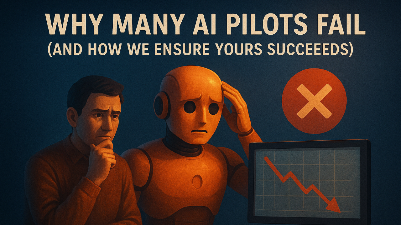 “Why Many AI Pilots Fail (and How We Ensure Yours Succeeds)”
