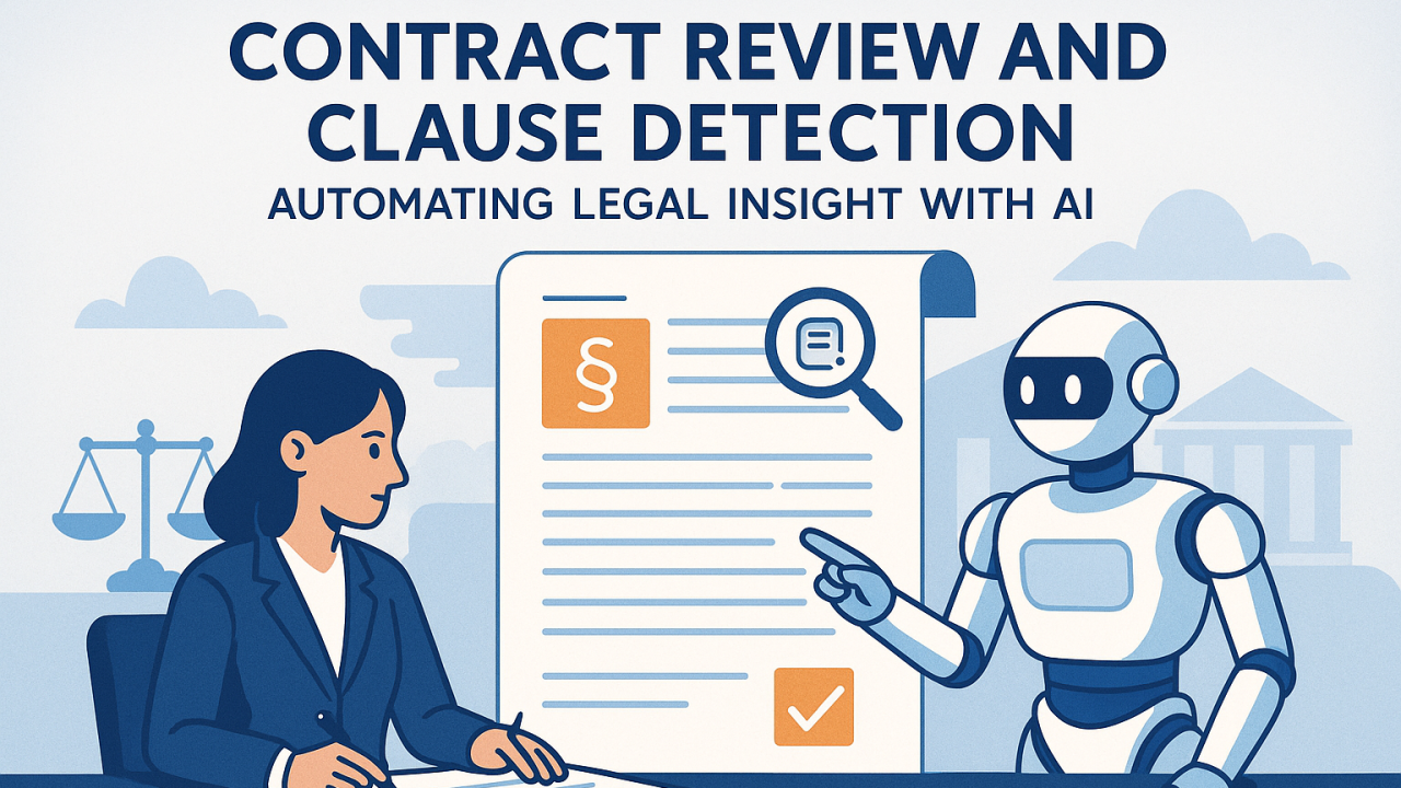 Contract Review and Clause Detection: Automating Legal Insight with AI