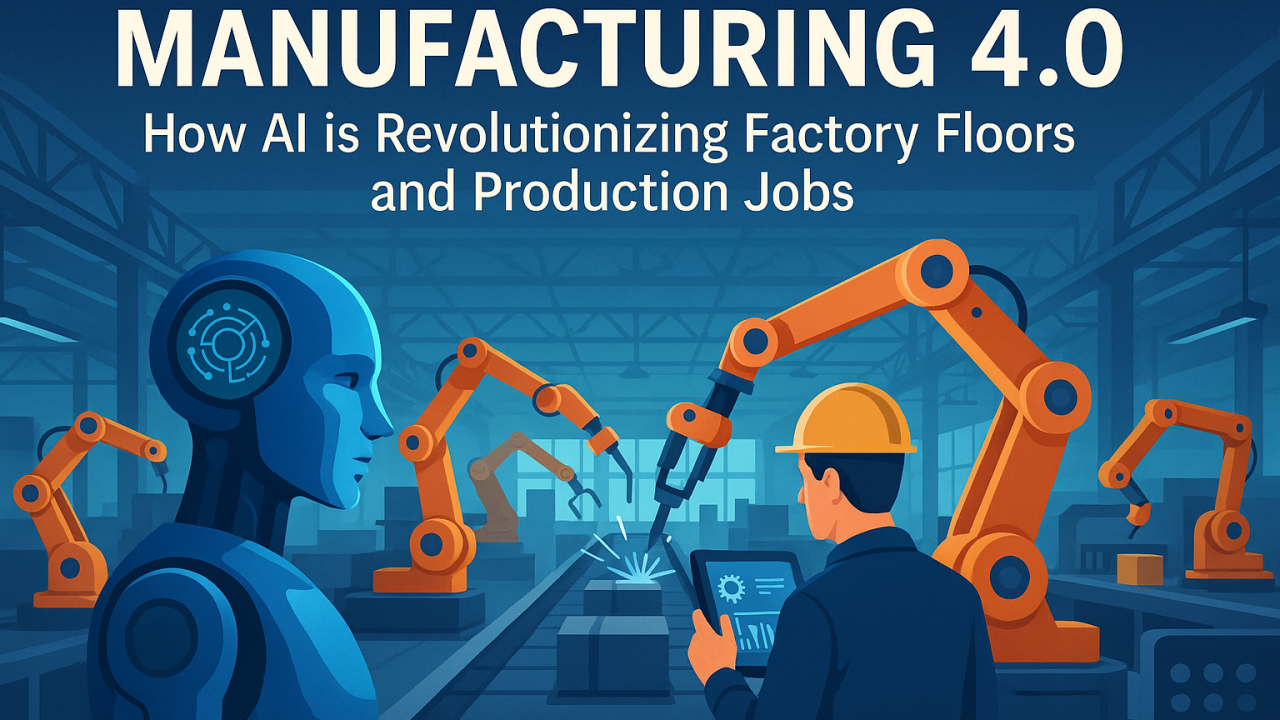 Manufacturing 4.0: How AI is Revolutionizing Factory Floors and Production Jobs