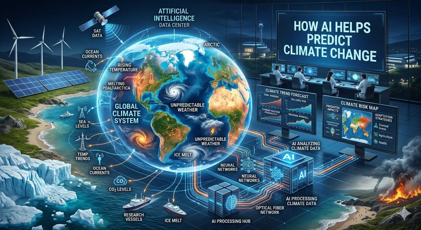 How AI Helps Predict Climate Change
