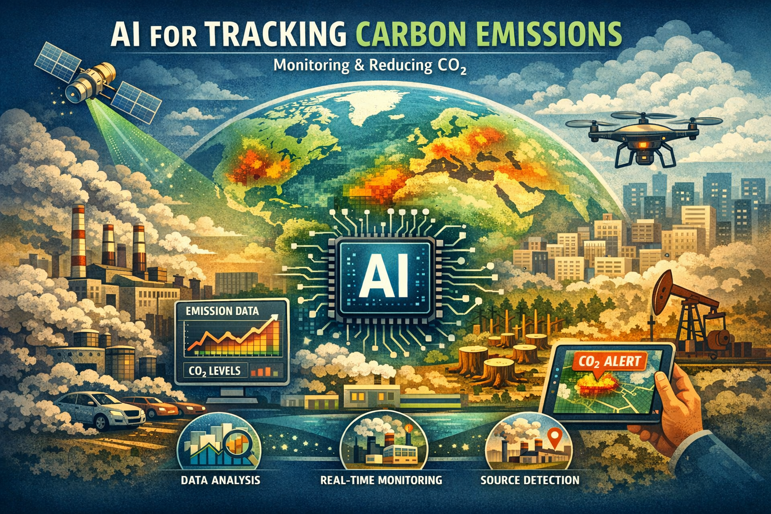 AI for Tracking Carbon Emissions